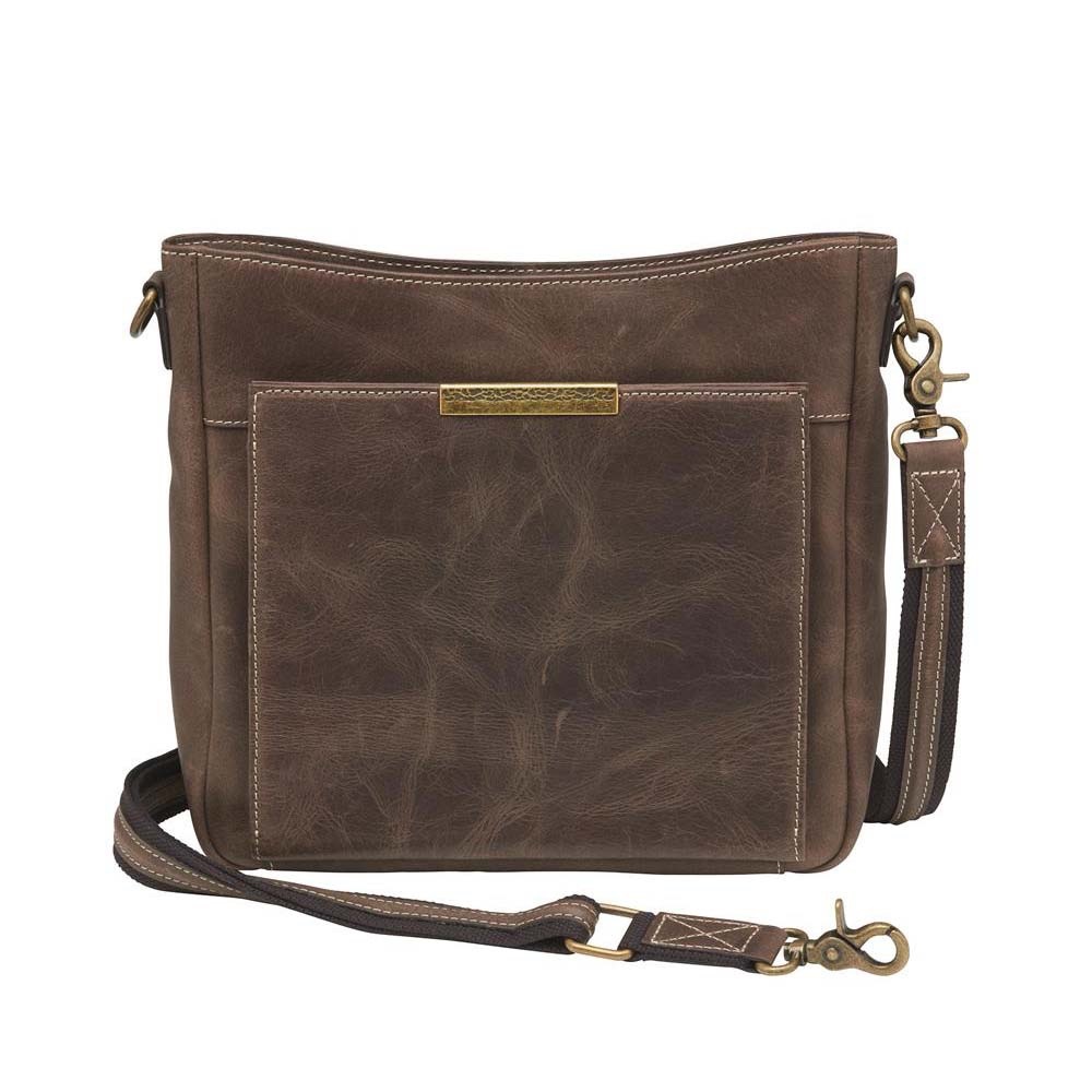 Gun Tote’n Mamas Slim Crossbody, Distressed Buffalo